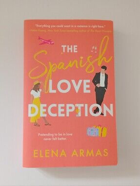 3/20$ The Spanish Love Deception by Elena Armas Paperback Romance Novel 2022 VG